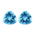 Blue Topaz Set of 2 (Trl 7 mm) 2.78 ctw Loose Gemstone - Sticky add to cart bar