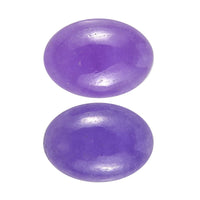 AA Purple Jade (D) Set of 2 (Ovl 7x5 mm) 1.74 ctw Loose Gemstone