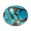 Mojave Blue Turquoise Set of 2 (Ovl 12x10 mm) 3.72 ctw Loose Gemstone - Sticky add to cart bar