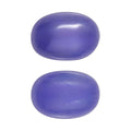 AAA Purple Jade (D) Set of 2 (Ovl 7x5 mm) 1.88 ctw Loose Gemstone - Sticky add to cart bar