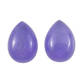 Purple Jade (D) Set of 2 (Pear 7x5 mm) 1.84 ctw Loose Gemstone - Sticky add to cart bar