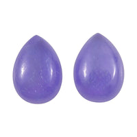 Purple Jade (D) Set of 2 (Pear 7x5 mm) 1.84 ctw Loose Gemstone