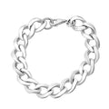 D'Joy Sterling Silver Fancy Link Chain Bracelet (6.50 In) (14.50 g) - Sticky add to cart bar