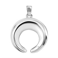 D'Joy Horn Pendant without Chain in Sterling Silver 7.35 Grams