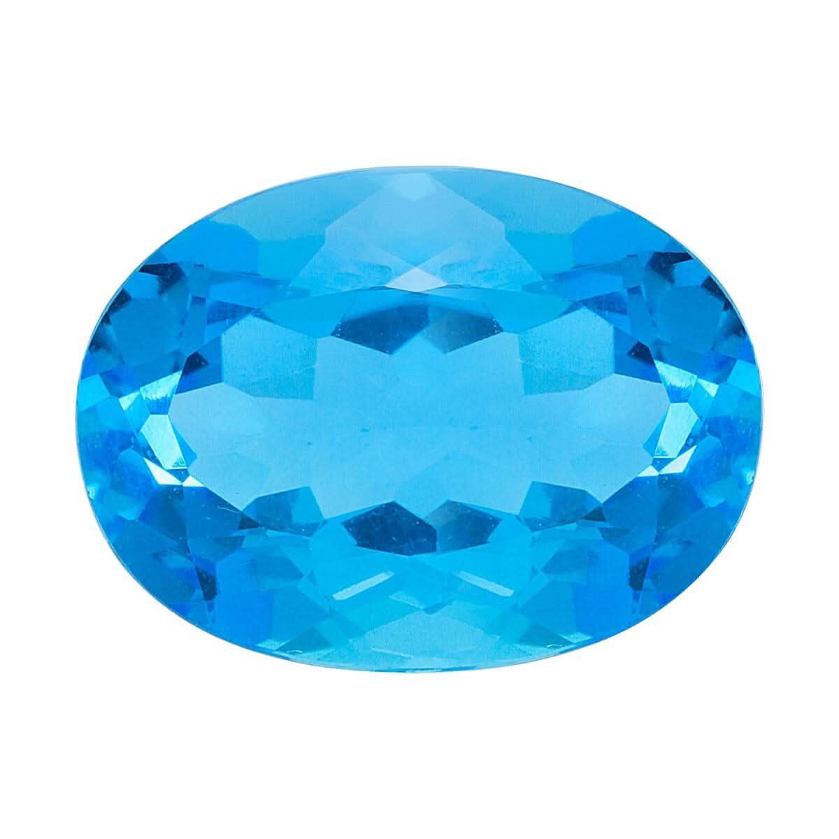 AAAA Swiss Blue Topaz (Ovl 18x13 mm) 13.00 ctw