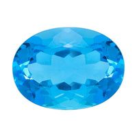 AAAA Swiss Blue Topaz (Ovl 18x13 mm) 13.00 ctw