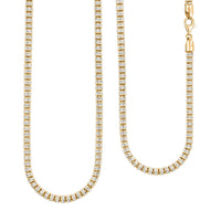 Italian Rhodium and 14K YG Over Sterling Silver Diamond-Cut Vero Lusso 5 Row Necklace 20 Inches 35.24 Grams