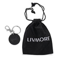 Livmore Black Bone Shungite Round Charm for Dogs - Sticky add to cart bar