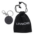 Livmore Black Dog Love Sticker Shungite Round Charm for Dogs - Sticky add to cart bar