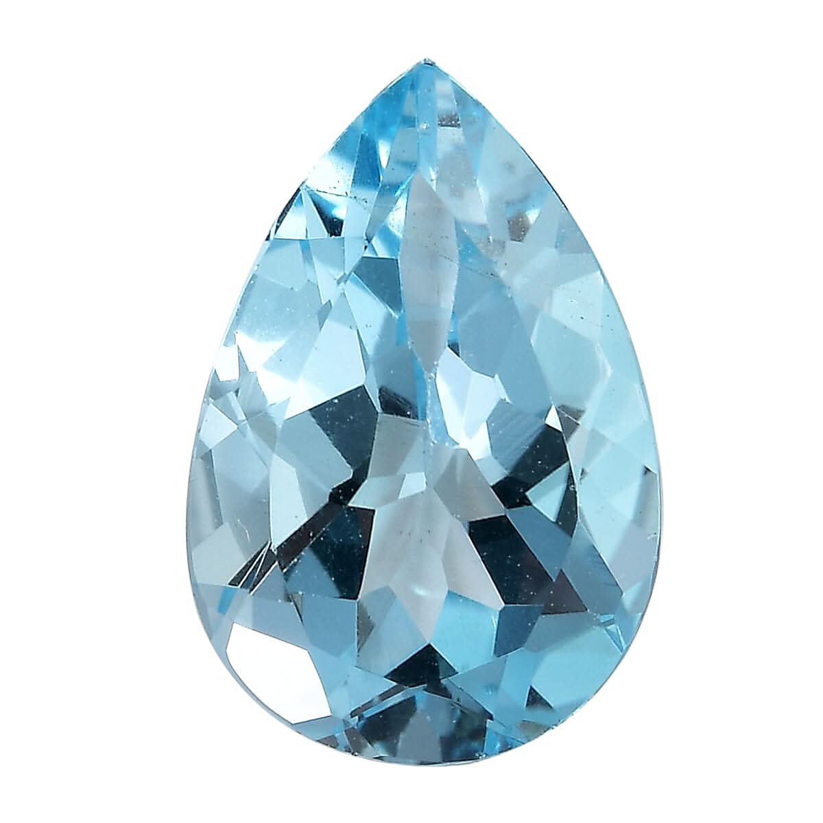 Blue Topaz (Pear 12x8 mm) 2.92 ctw Loose Gemstone