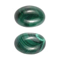 African Malachite Set of 2 (Ovl 7x5 mm) 1.63 ctw Loose Gemstone - Sticky add to cart bar