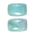 Larimar Set of 2 (Cush 6x4 mm) 1.23 ctw Loose Gemstone - Sticky add to cart bar