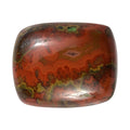 Slice Agate (Cush 11x9 mm) 3.10 ctw Loose Gemstone - Sticky add to cart bar