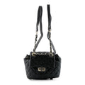 Badgley Mischka Black Vegan Leather Quilted Backpack - Sticky add to cart bar
