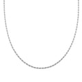 Made In Italian Sterling Silver Rope Chain Necklace (18 Inches) (9 g) - Sticky add to cart bar