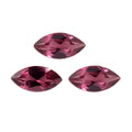 Orissa Rose Garnet Set of 3 (Mrq 7x3.5 mm) 1.23 ctw Loose Gemstone - Sticky add to cart bar