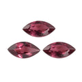 AA Orissa Rose Garnet Set of 3 (Mrq 8x4 mm) 1.78 ctw Loose Gemstone - Sticky add to cart bar