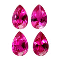Set of 4 Lab Created Ruby (Pear 6x4 mm) 1.72 ctw Loose Gemstone - Sticky add to cart bar