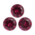 Set of 3 Lab Created Ruby (Rnd 5.5 mm) 2.21 ctw Loose Gemstone - Sticky add to cart bar