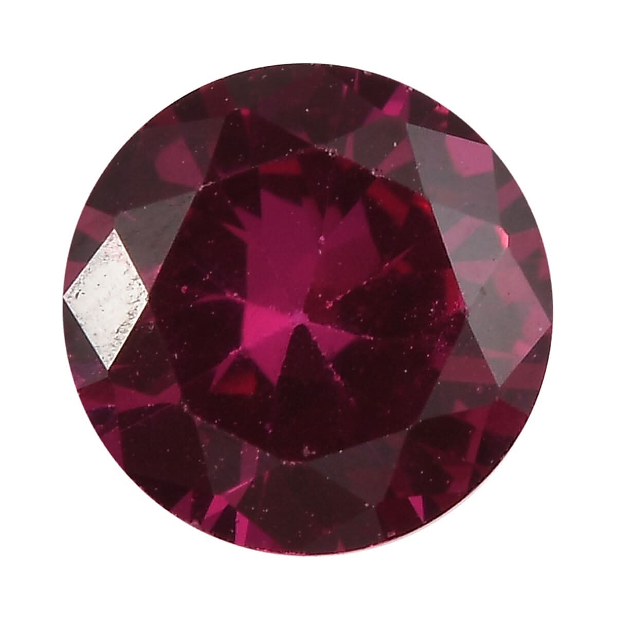 Lab Created Ruby (Rnd 7 mm) 1.40 ctw Loose Gemstone