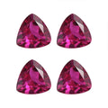 Set of 4 Lab Created Ruby (Trl 5 mm) 2.21 ctw Loose Gemstone - Sticky add to cart bar