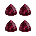 Set of 4 Lab Created Ruby (Trl 5.5 mm) 2.88 ctw Loose Gemstone - Sticky add to cart bar