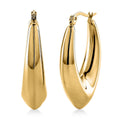 Fancy Hoop Earrings in ION Plated YG Stainless Steel - Sticky add to cart bar