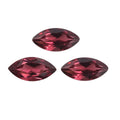 AAA Orissa Rose Garnet Set of 3 (Mrq 8x4 mm) 1.93 ctw Loose Gemstone - Sticky add to cart bar