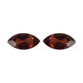 Set of 2 Mozambique Garnet (Mrq 6x3 mm) 0.54 ctw Loose Gemstone - Sticky add to cart bar