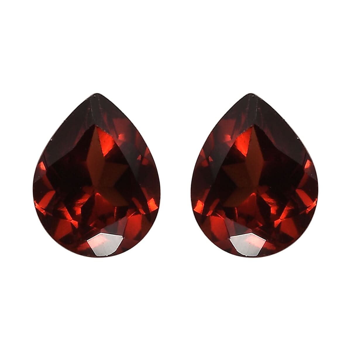 Set of 2 AA Mozambique Garnet (Pear 5x4 mm) 0.73 ctw Loose Gemstone