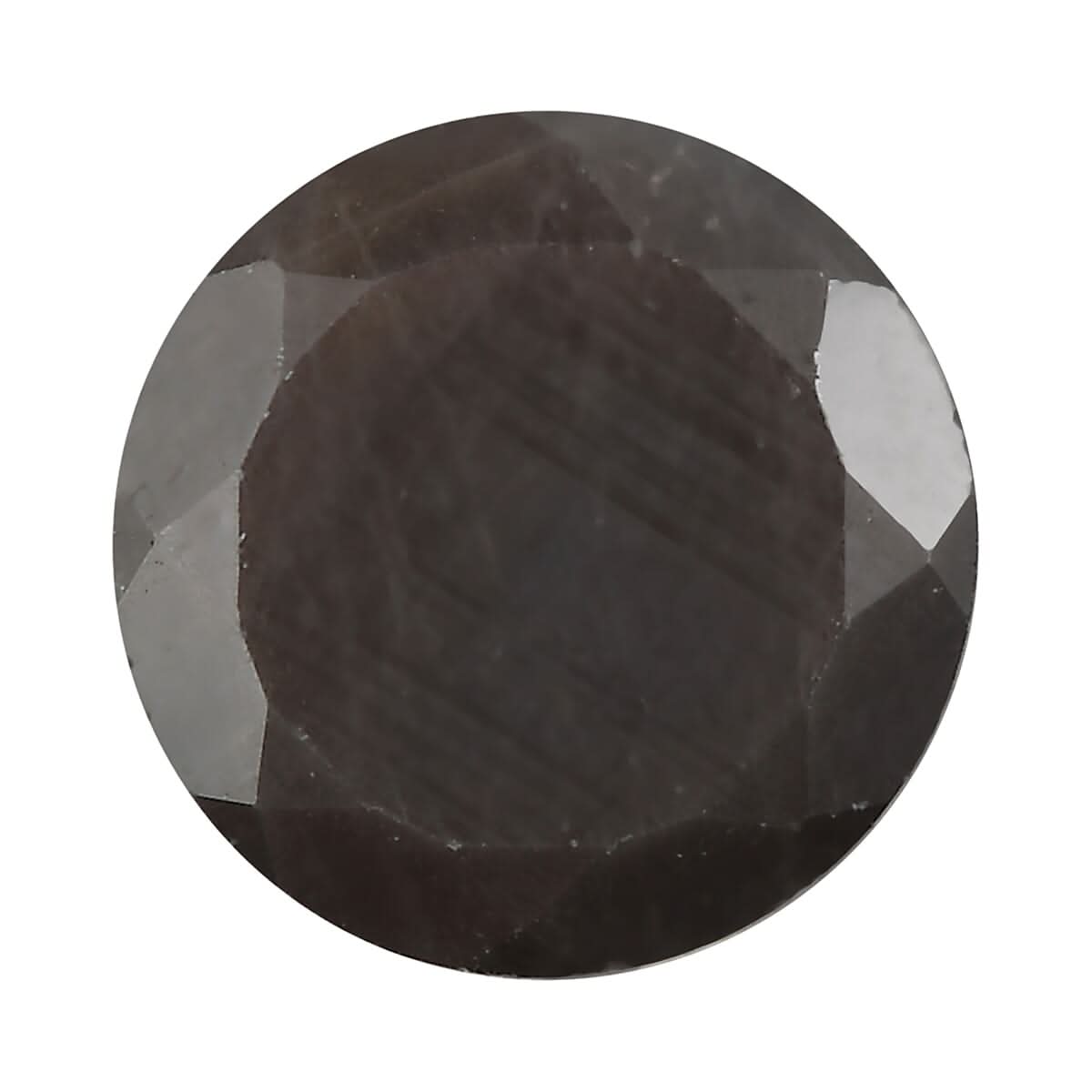 Silver Sapphire (Rnd 10 mm) 3.45 ctw Loose Gemstone