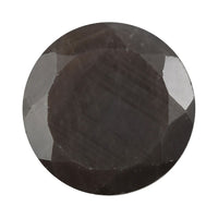 Silver Sapphire (Rnd 10 mm) 3.45 ctw Loose Gemstone