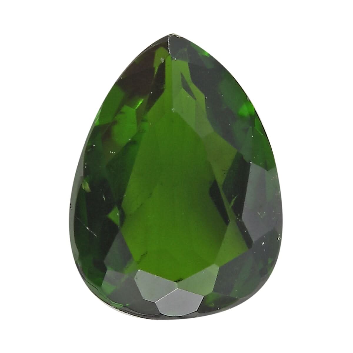 Chrome Diopside (Pear 8x6 mm) 0.97 ctw Loose Gemstone
