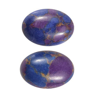 Set of 2 Mojave Purple Turquoise (Oval 7x5 mm) 1.57 ctw Loose Gemstone