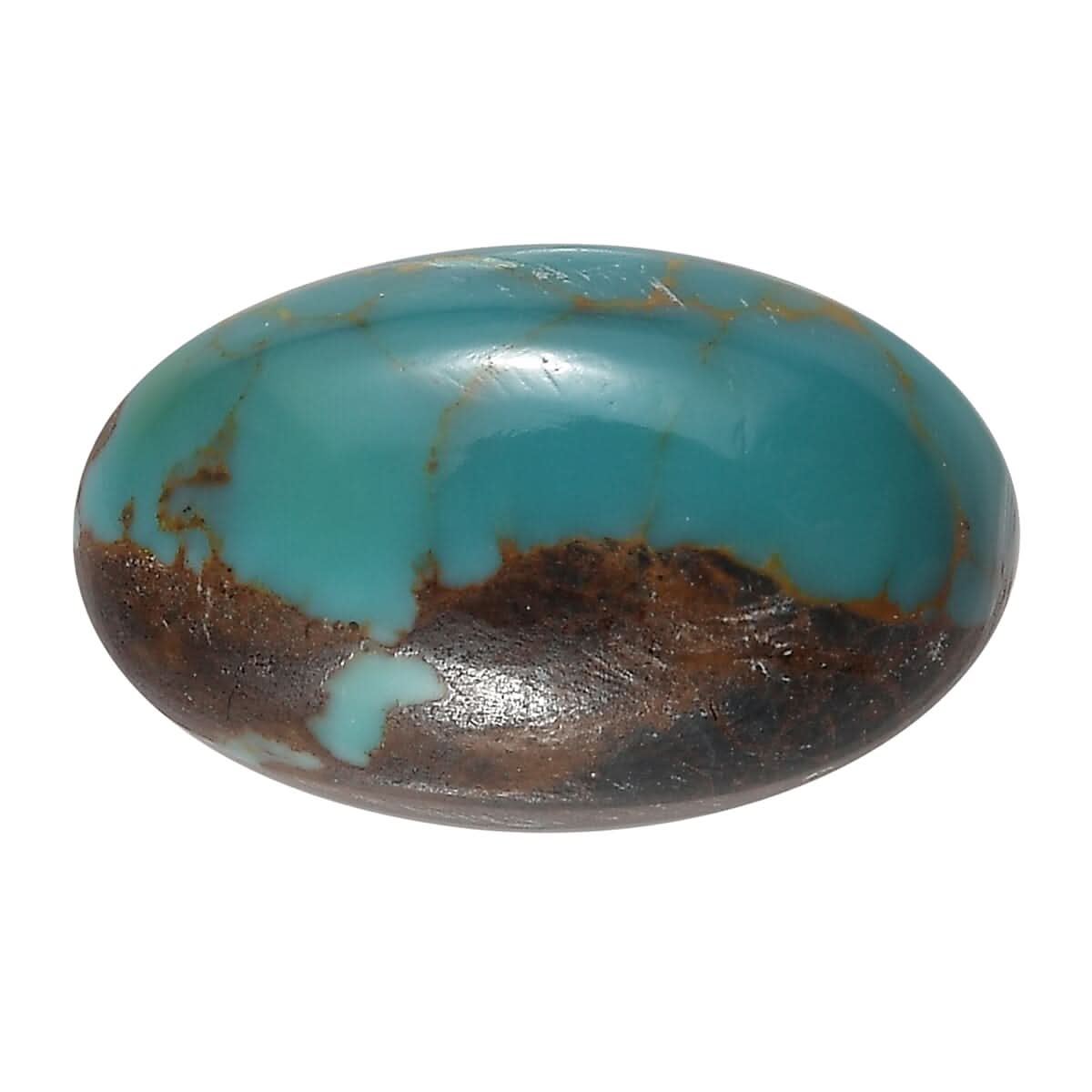 AA Sierra Nevada Turquoise (Oval 10x6 mm) 1.70 ctw Loose Gemstone