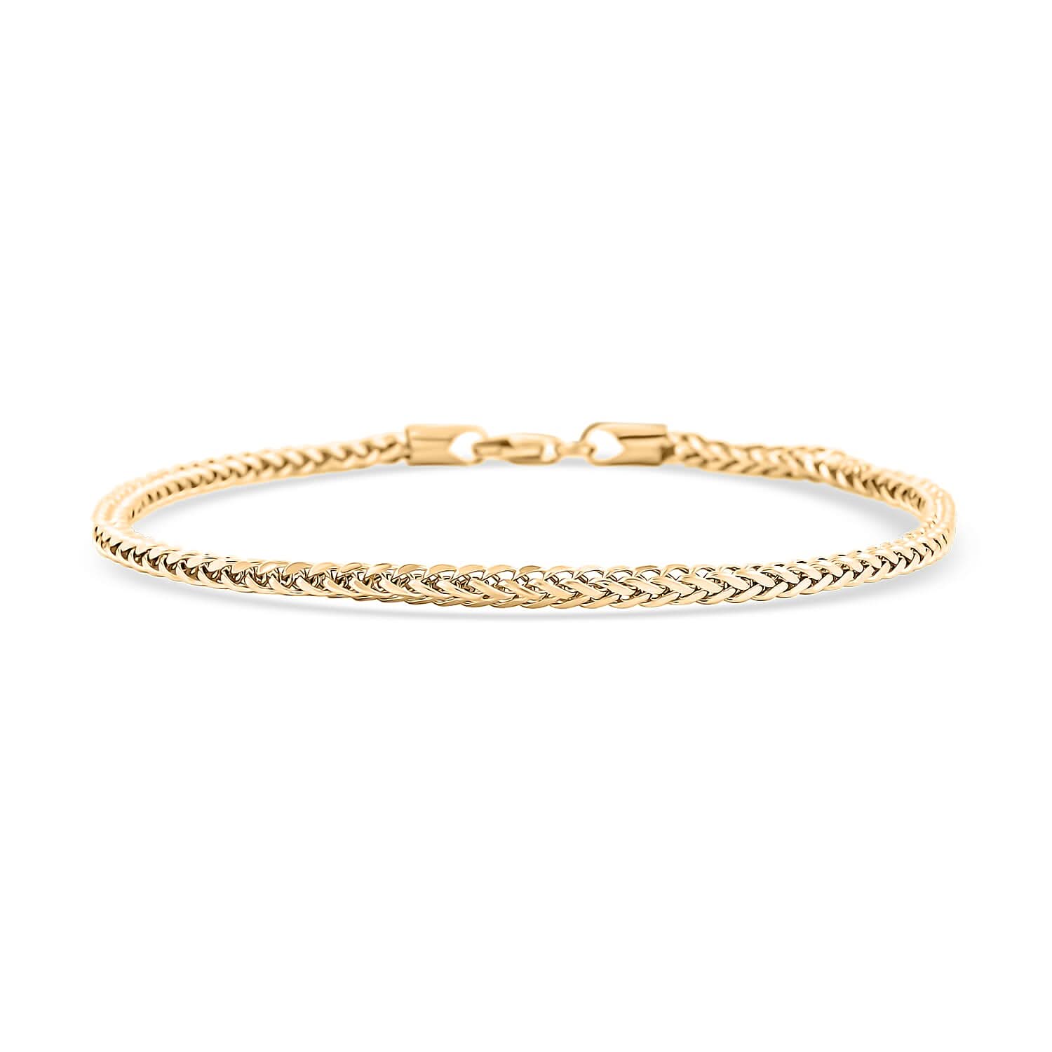 Palma Chain Bracelet in 10K Yellow Gold (8.00 In) 2.75 Grams