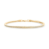 Palma Chain Bracelet in 10K Yellow Gold (8.00 In) 2.75 Grams