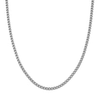 Criss Cross Chain Necklace in Stainless Steel (18-20 Inches)