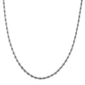 Rope Chain Necklace in Stainless Steel 18-20 Inches - Sticky add to cart bar
