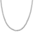 Cuban Classic Luxe Chain Necklace in Stainless Steel 18-20 Inches - Sticky add to cart bar