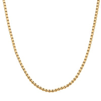 Fancy Link Chain Necklace in ION Plated YG Stainless Steel 18-20 Inches