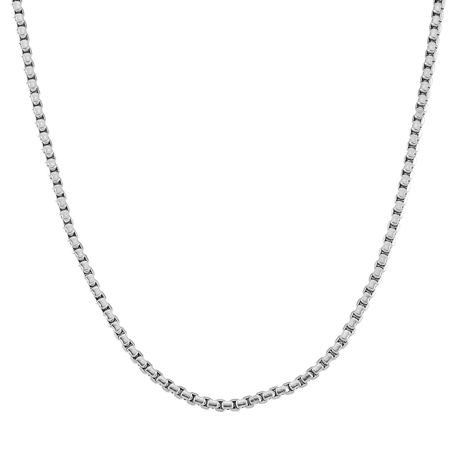 Fancy Link Chain Necklace in Stainless Steel 18-20 Inches