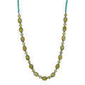 EverTrue Connemara Marble, Multi Gemstone Clover Leaf Necklace (18 Inches) in Platinum Bond 36.15 ctw - Sticky add to cart bar