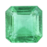 Certified 1.00 ctw Asscher Cut Emerald Loose Gemstone – AAAA Grade (Zambian)