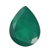 Green Onyx (Pear 9x7 mm) 1.40 ctw Loose Gemstone