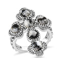 Artisan Crafted D'Joy White Buffalo 4.00 ctw Ring in Sterling Silver (Size 10.0) - Sticky add to cart bar