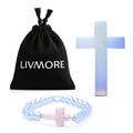 Opolite Gemstone Cross Bracelet - Sticky add to cart bar