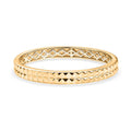 EverTrue Bronzella Collection Diamond-cut Bangle Bracelet in 18K YG Plated Bronze (6.50 In) - Sticky add to cart bar