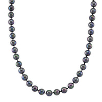White Shell Pearl Necklace in Stainless Steel 20 Inches