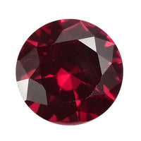 AA Lab Created Ruby (Rnd 9 mm) 3.15 ctw Loose Gemstone